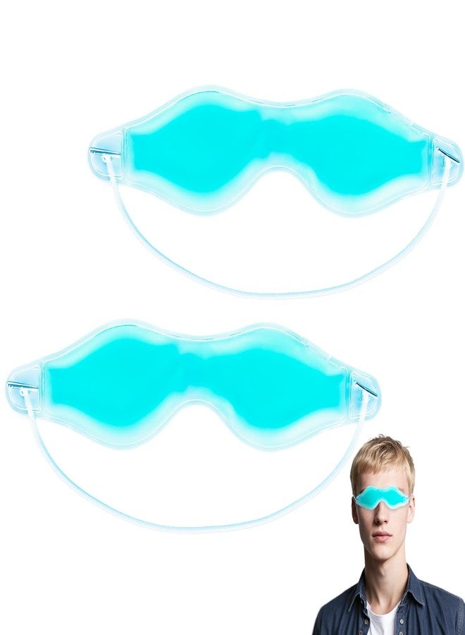 Coldcool 2 PCS Cooling Eye Mask, Reusable Cold Eye Mask for Hot Cold Treatment for Eye Strain, Eye Swelling, Eye Redness, Puffy Eyes, Dark Circles, Smooth Fine Lines, and Eye Recover Surgery. - Image 1